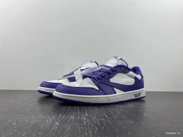 Cheap MAX AIR X JORDAN SCOTT 1 TRAVIS DM7890-386 OFF-WHITE X CUSTOM 0613